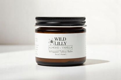 Almond + Vanilla Whipped Tallow Balm